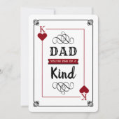 Tendy Une Fête des pères De Carte De Jeu (Devant)