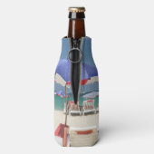 Tenen in de Sand Custom Bottle Cooler (Fles Achterkant)