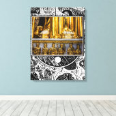 Tenen van goud canvas afdruk (Insitu (Houten vloer))