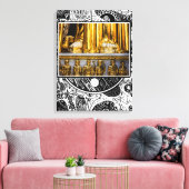 Tenen van goud canvas afdruk (Insitu (Woonkamer))