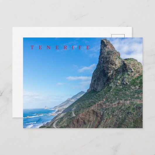 Tenerife Anaga Monts vue carte postale (Devant / Derrière)