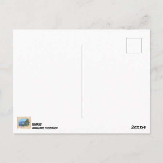 Tenerife Ansichtkaart! Briefkaart (Achterkant)