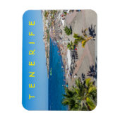 Tenerife beach view fridge magnet (Vertical)
