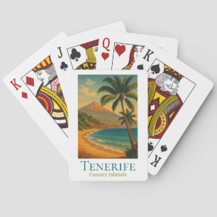Tenerife Canarische Eilanden Mount Teide Spaans Ei Pokerkaarten