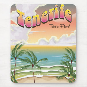 Tenerife Canarische eilanden reisposter Muismat