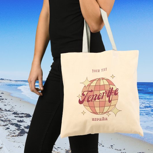 Tenerife Canarische Eilanden Spanje vakantiestrand Tote Bag