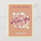 Tenerife canary España partij Briefkaart (Voorkant)