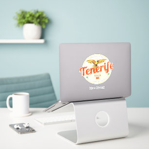 Tenerife en Papegaai Canarische Eilanden Spanje Vi Sticker