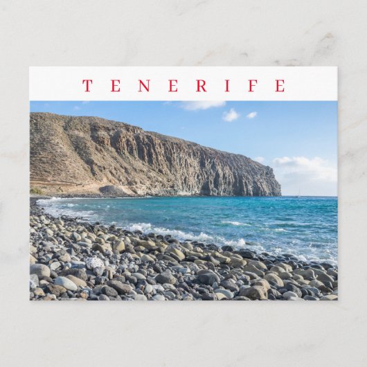 Tenerife gebluste uitzicht briefkaart (Voorkant)