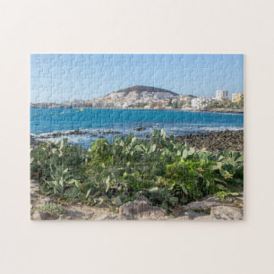 Tenerife Los Cristianos uitzicht puzzel Legpuzzel