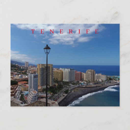 Tenerife Puerto de La Cruz vue carte postale (Devant)