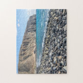 Tenerife puzzel op het strand (Verticaal)