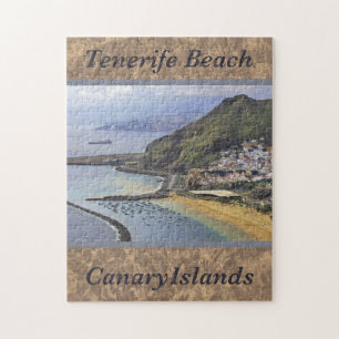 Tenerife Strand Canarische Eilanden Foto Puzzel