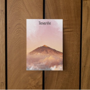 Tenerife Teide Mountain Canarische Eilanden Briefkaart