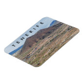 Tenerife volcanic landscape fridge magnet (Côté Gauche)