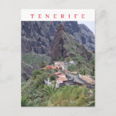 Tenerife vue sur Masca carte postale (Devant)