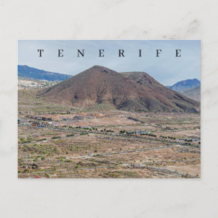 Tenerife vulkanisch landschap ansichtkaart briefkaart