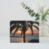 Tenerife zonsondergang briefkaart (Staand voorkant)