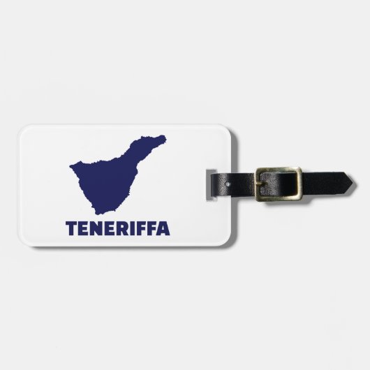 Teneriffa Bagagelabel (Voorkant horizontaal)