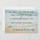 Tenez La Carte De Faire-part Mariage Date Lesbienn (Dos)