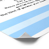 Tenez la porte : Leçons pour mes enfants POSTER (Coin)