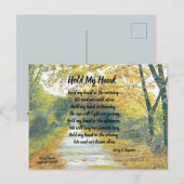 TENEZ MA CARTE POSTALE À LA MAIN (Devant / Derrière)