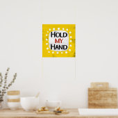Tenez ma main Poster Wall Art (Cuisine)