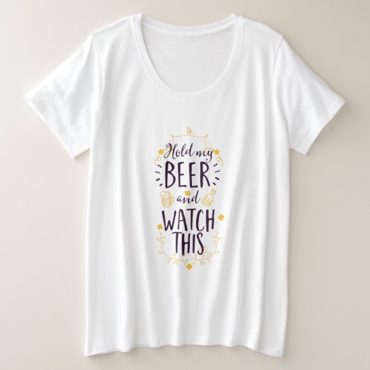 Tenez ma montre de bière. (Design devant)