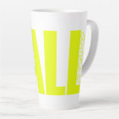 Tenez-vous grande Mug (Angle droit)