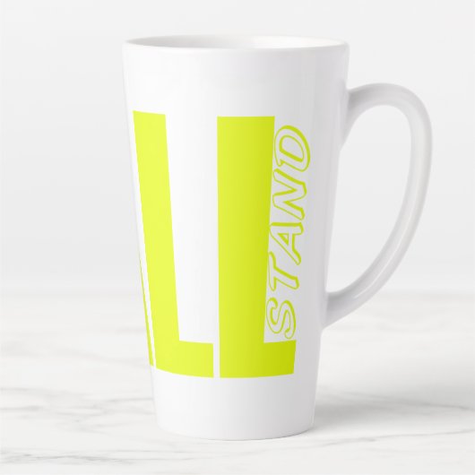 Tenez-vous grande Mug (Droite)