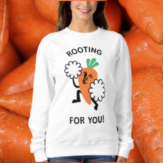T'enflamme pour toi – Sweatshirt Carotte Joyeuse