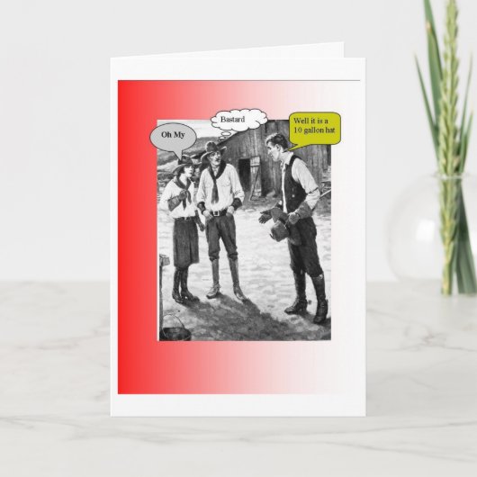 Tengallon Bday voor hem Kaart (Voorkant)