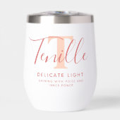 Tenille name meaning monogram burnt orange pink (Avant)