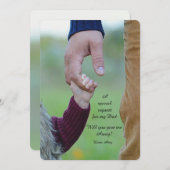 Tenir Bon Papa Carte de Demande (Devant / Derrière)