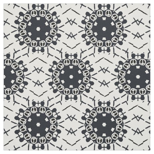 Tenir le tissu du cercle de paix (Échantillon)