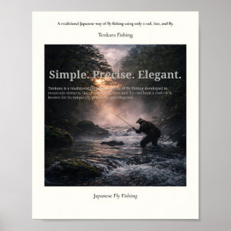 Tenkara Fishing Poster – Japanse Fly Fishing