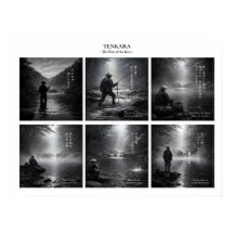 Tenkara Vissen Muur Kunst Print