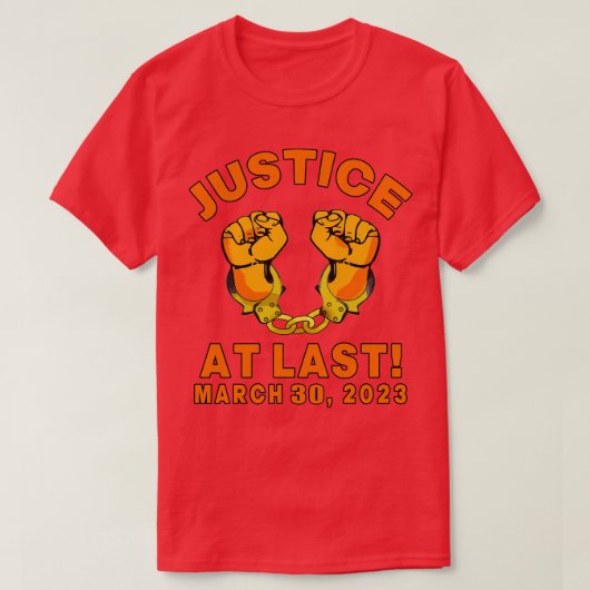TENLASTELEGGING JUSTITIE EINDELIJK T-SHIRT (Design voorkant)