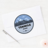 Tenmile Range Colorado Camping Ronde Sticker (Envelop)