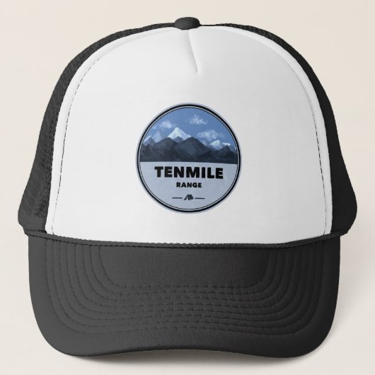 Tenmile Range Colorado Camping Trucker Pet (Voorkant)