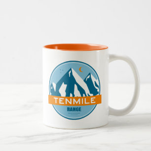 Tenmile Range Colorado Tweekleurige Koffiemok