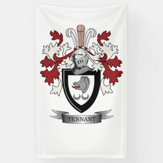 Tennant Family Crest Coat of Arms Spandoek