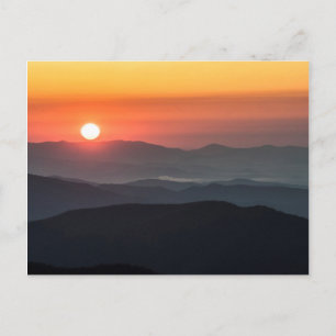 Tennant Mt, gebied Graveyard Fields, zonsopgang Briefkaart