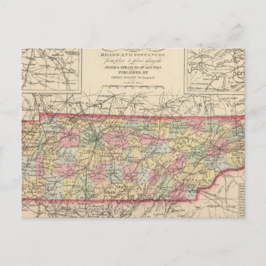 Tennessee 3 briefkaart (Voorkant)