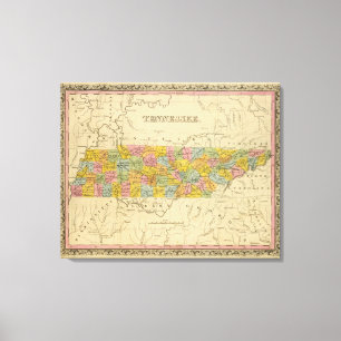 Tennessee 6 canvas afdruk