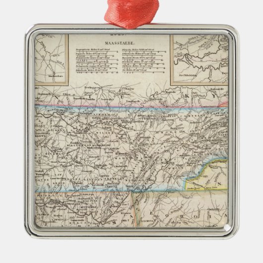 Tennessee 6 metalen ornament (Voorkant)