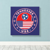 Tennessee, affiche du Tennessee, toile (Insitu (Plancher de Bois))