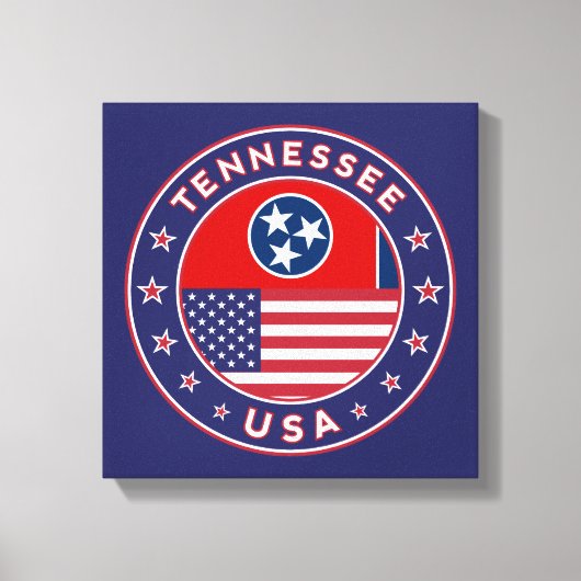 Tennessee, affiche du Tennessee, toile (Recto)