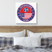 Tennessee, affiche du Tennessee, toile (Insitu(Chambre))