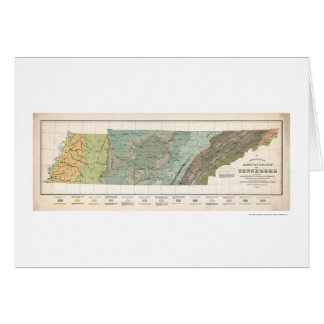 Tennessee Agriculture Map 1896